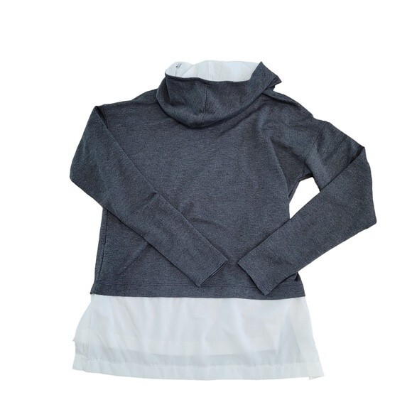 CALIA Women's Effortless Heather Mix Media Hoodie - Picture 5 of 5